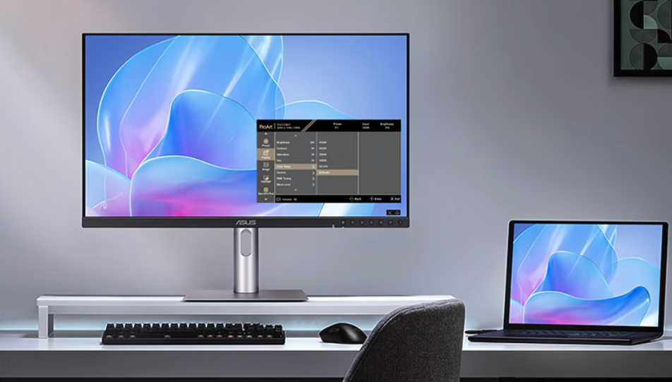 华硕ProArt专业显示器PA278QGV上市 27英寸2K 120Hz售1399元